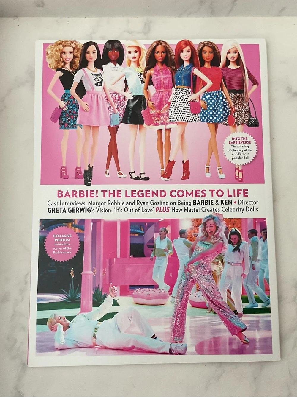 SPECIAL EDITION People Magazine BARBIE 2023 Margot Robbie Designers Vintage Mod